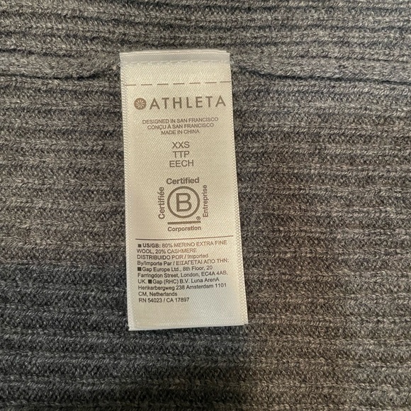 ATHLETA Spirit Wool Cashmere Wrap XS/XXS - Picture 7 of 8